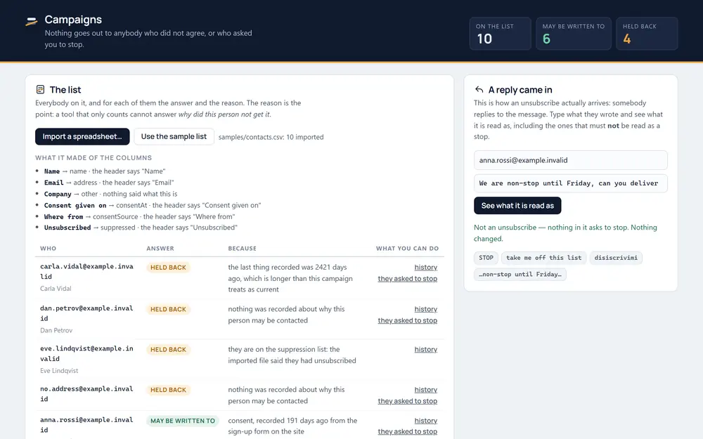 Campaign Automation
